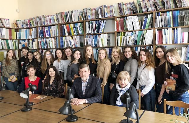 Студенти-журналісти ТНПУ у Львівській національній науковій бібліотеці 